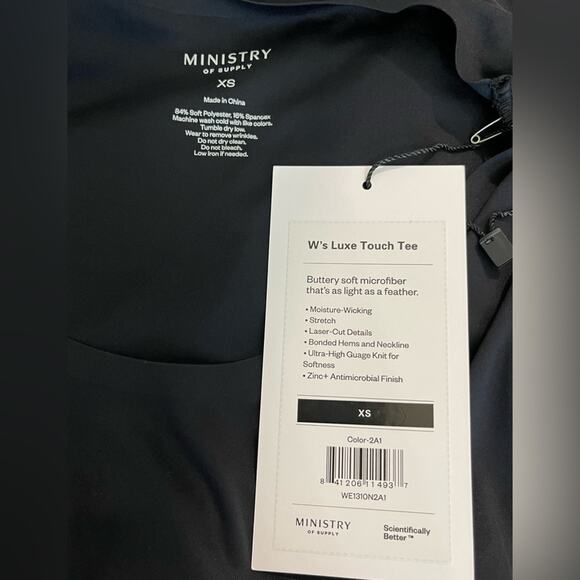 New ~  MINISTRY OF SUPPLY ~  Oversized Luxe Touch Tee Size XS - Picture 5 of 5